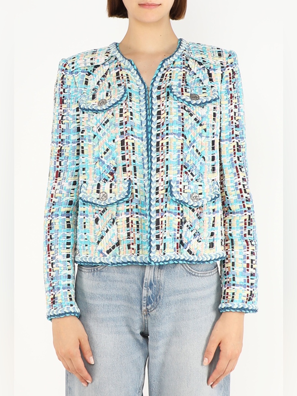 Chanel 2017 Paris-Cuba Tweed Jacket Size 38